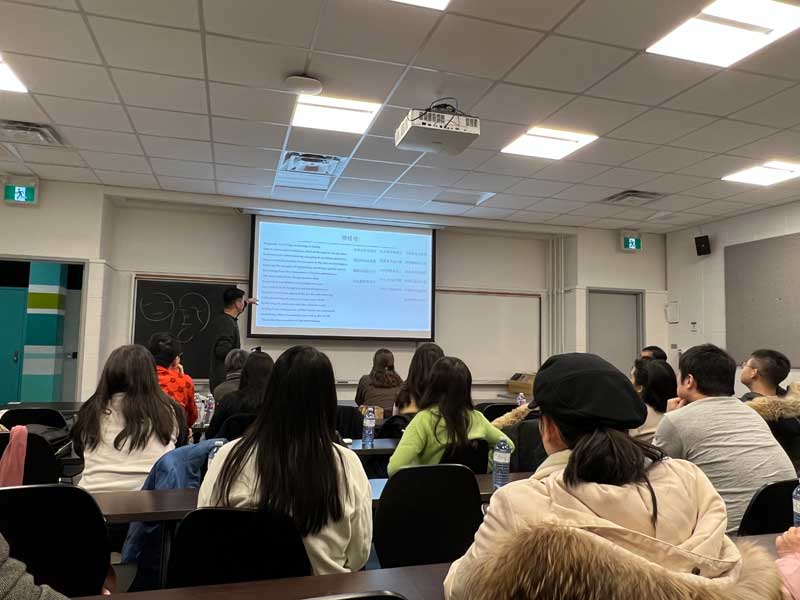 禅美学禅艺术禅绣讲座走进多伦多大学