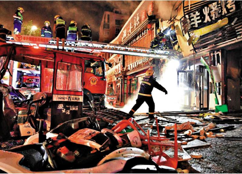银川烧烤店爆炸致31死,15人被立案侦查66人被问责