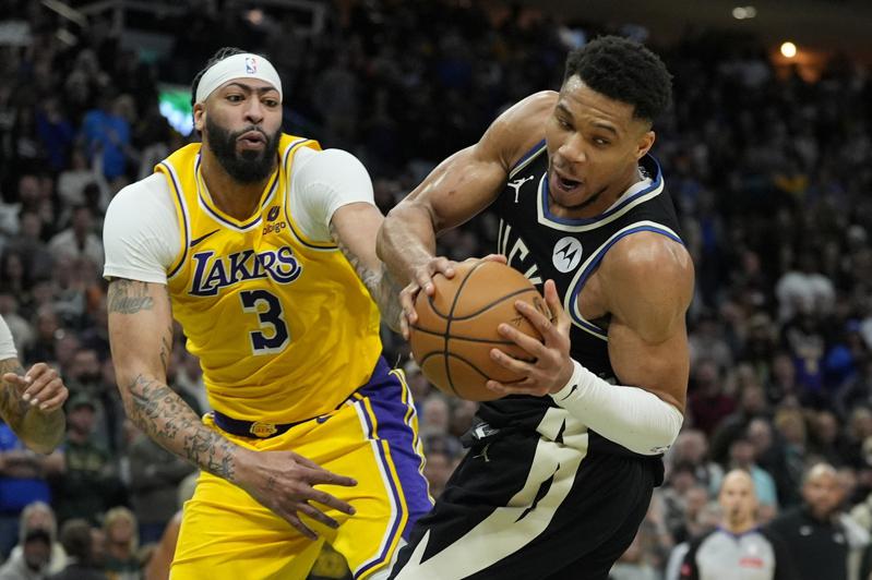 NBA／戴维斯“双20”压字母哥“大三元” 湖人2度延长 力退公鹿