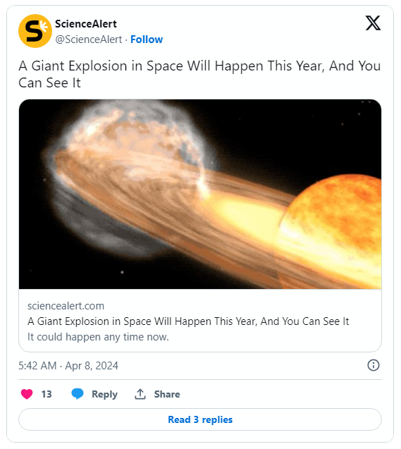 天文奇景：今年北冕新星可望第3度闪耀
